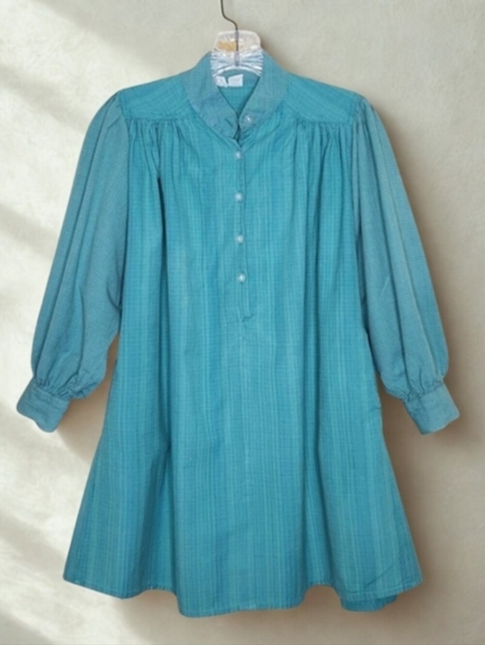 Vintage Bambergers Cotton Lingerie Nightgown Dress One Size India Cottagecore